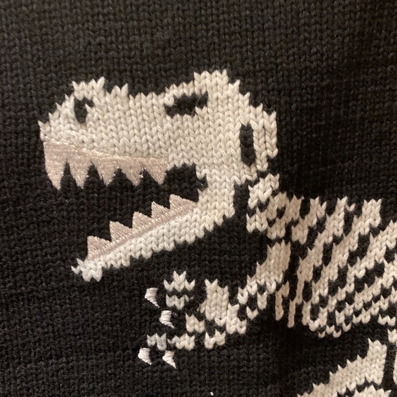 🎃sz5 DINO STOMP Cotton NWT SWEATER - Picture 4 of 7